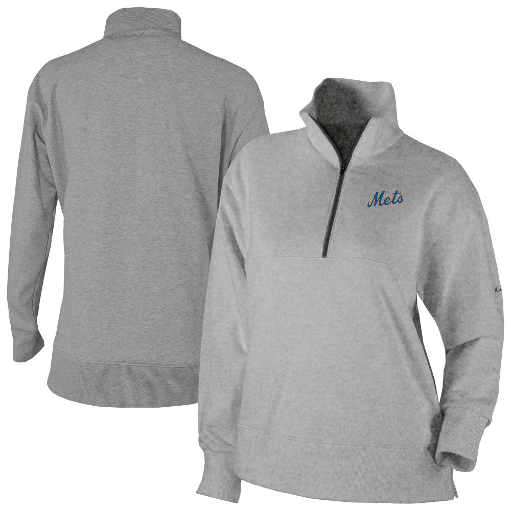 New York Mets Columbia Women's Birchwood Hills Quarter-Zip Pullover - MLB Pullover