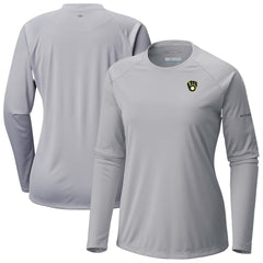 Milwaukee Brewers Columbia Tidal Tee II Long Sleeve T-Shirt - MLB T-shirts