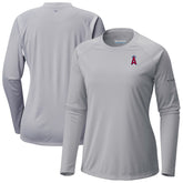 Los Angeles Angels Columbia Tidal Tee II Long Sleeve T-Shirt - MLB T-shirts