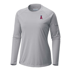 Los Angeles Angels Columbia Tidal Tee II Long Sleeve T-Shirt - MLB T-shirts