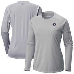 Houston Astros Columbia Tidal Tee II Long Sleeve T-Shirt - MLB T-shirts