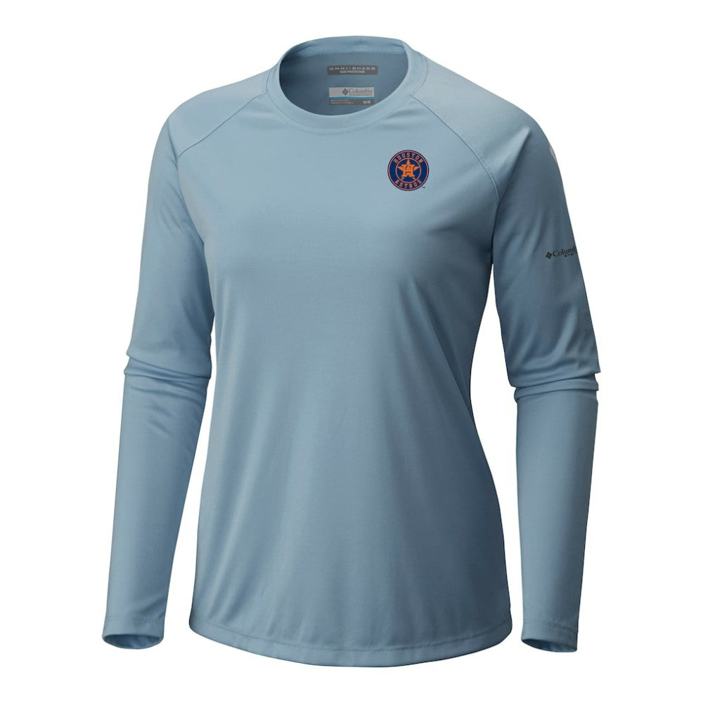 Houston Astros Columbia Tidal Tee II Long Sleeve T-Shirt - MLB T-shirts