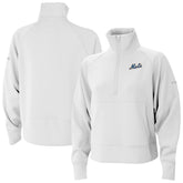 New York Mets Columbia Women's Wickhams Hills Raglan Omni-Wick Quarter-Zip Pullover - MLB Pullover