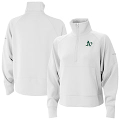 Athletics Columbia Women's Wickhams Hills Raglan Omni-Wick Quarter-Zip Pullover - MLB Pullover