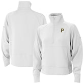 Pittsburgh Pirates Columbia Women's Wickhams Hills Raglan Omni-Wick Quarter-Zip Pullover - MLB Pullover