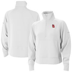 St. Louis Cardinals Columbia Women's Wickhams Hills Raglan Omni-Wick Quarter-Zip Pullover - MLB Pullover
