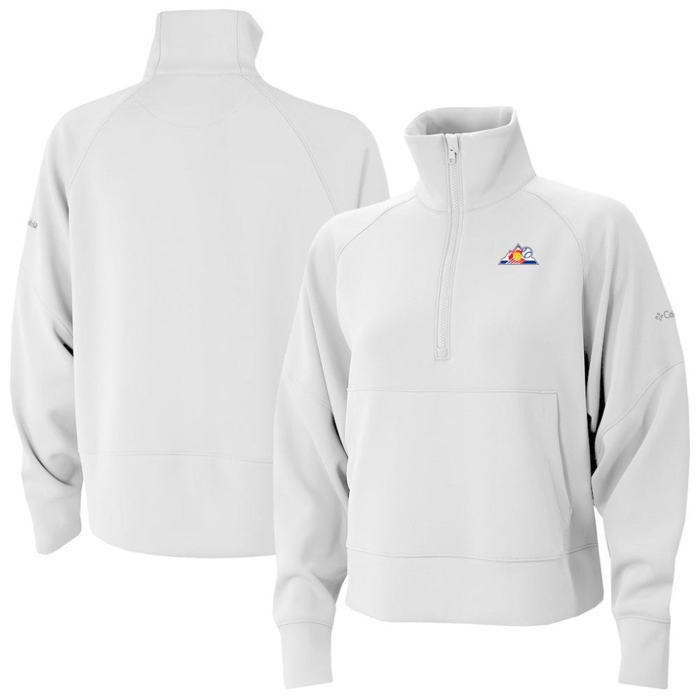 Colorado Rockies Columbia Women's Wickhams Hills Raglan Omni-Wick Quarter-Zip Pullover - MLB Pullover