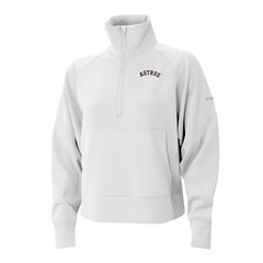 Houston Astros Columbia Women's Wickhams Hills Raglan Omni-Wick Quarter-Zip Pullover - MLB Pullover