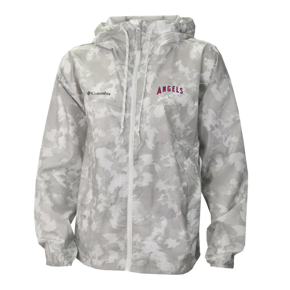 Los Angeles Angels Columbia Women's Flash Challenger Full-Zip Hoodie Windbreaker Jacket - MLB Jackets