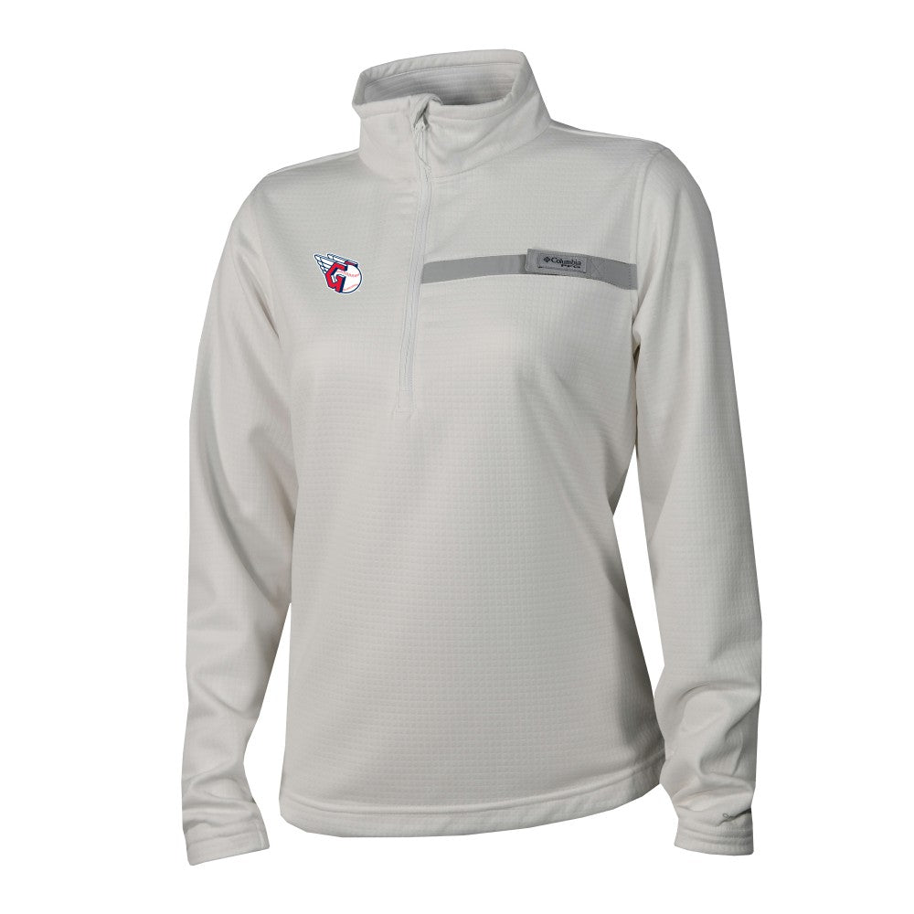 Cleveland Guardians Columbia Women's Skiff Guide Fleece Half-Zip Pullover Jacket - MLB Jackets