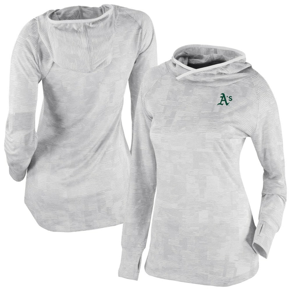 Athletics Columbia Women's Omni-Wick Sunday Ball Raglan Pullover Hoodie - MLB Hoodies
