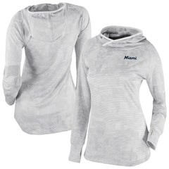 Miami Marlins Columbia Women's Omni-Wick Sunday Ball Raglan Pullover Hoodie - MLB Hoodies