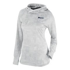 Miami Marlins Columbia Women's Omni-Wick Sunday Ball Raglan Pullover Hoodie - MLB Hoodies