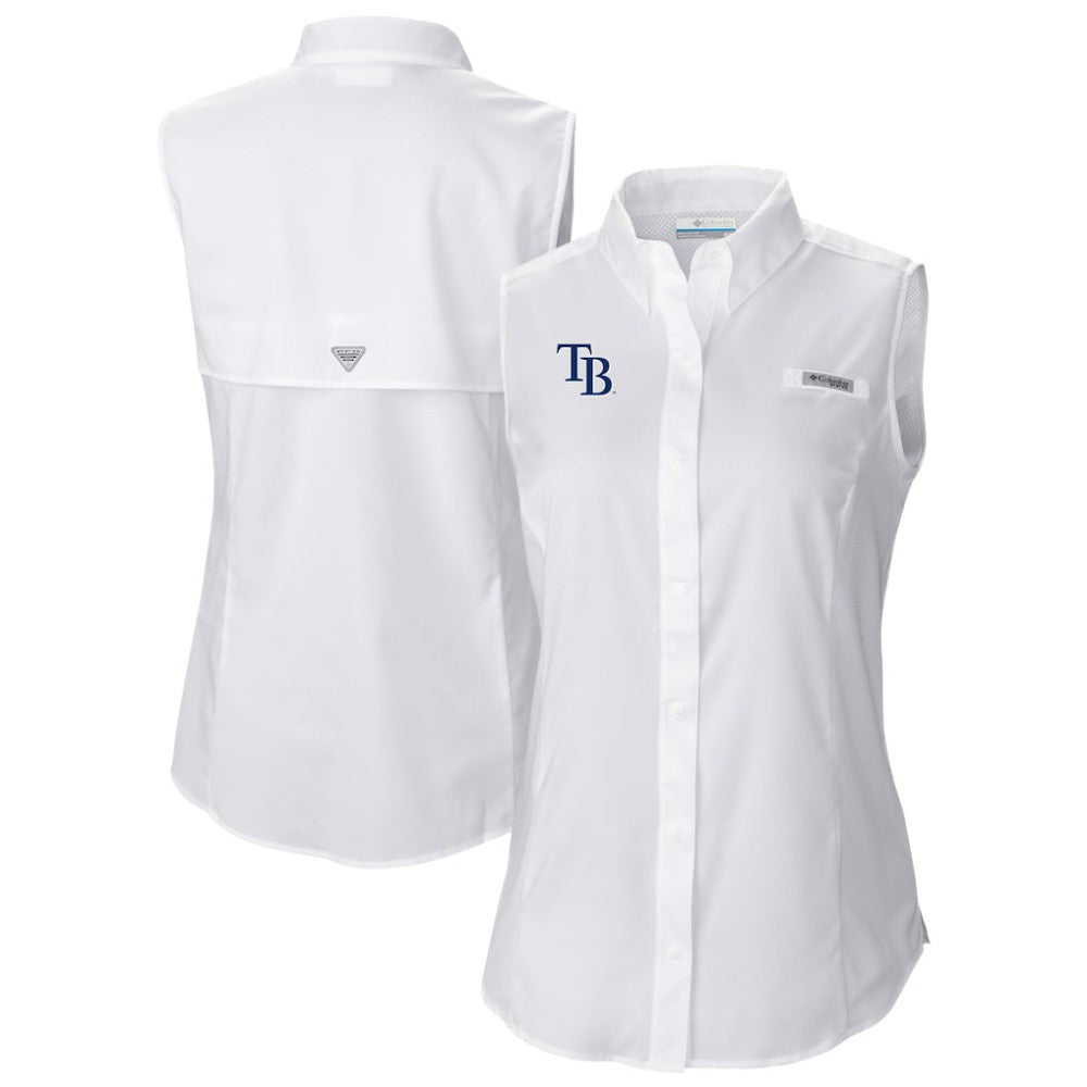 Tampa Bay Rays Columbia Women's Tamiami Sleeveless Shirt - MLB