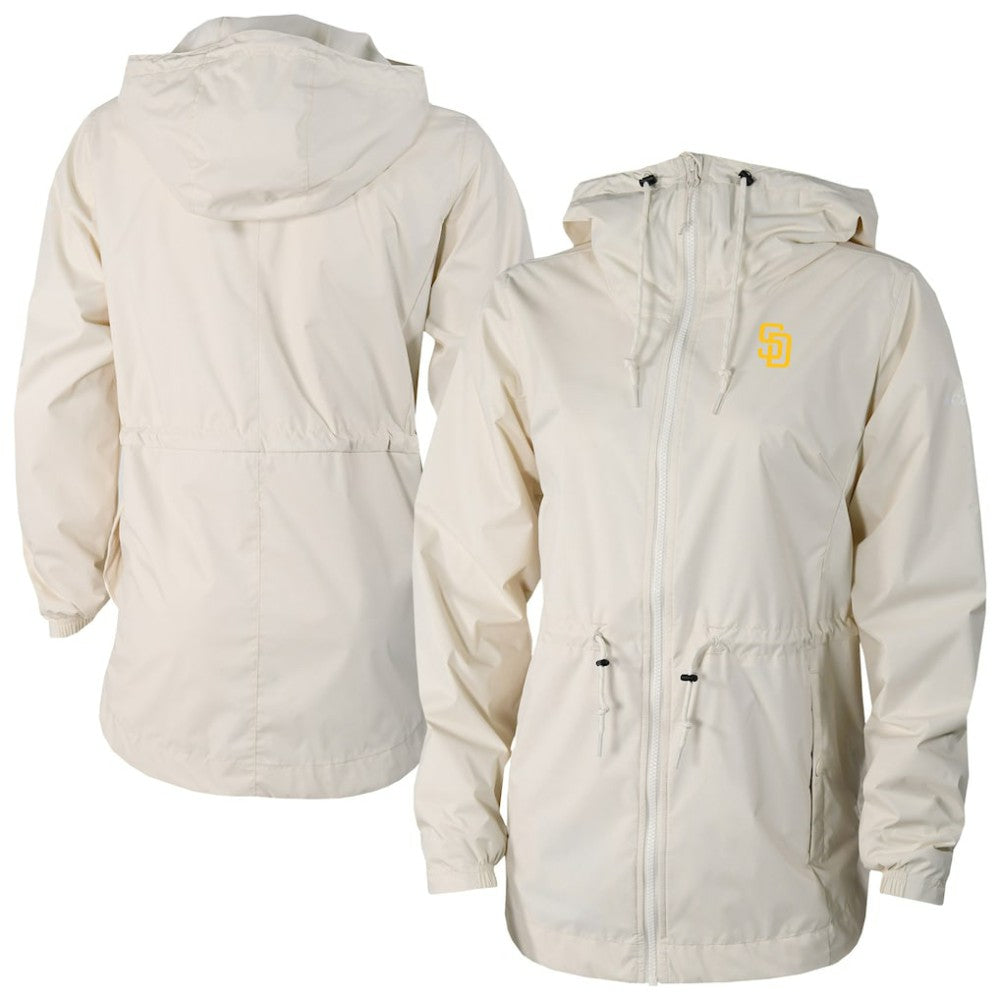 San Diego Padres Columbia Women's Lily Park Full-Zip Rain Jacket - MLB Jackets