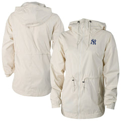New York Yankees Columbia Women's Lily Park Full-Zip Rain Jacket - MLB Jackets
