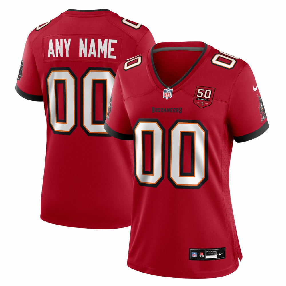 Tampa Bay Buccaneers Women's 50th Season Custom Game Jersey | NFL Near me