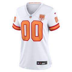 Tampa Bay Buccaneers 76 Women's 50th Season Alternate Custom Game Jersey | NFL Hot