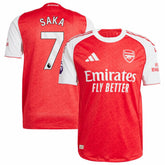 Bukayo Saka Arsenal 2025/26 Home Player Jersey