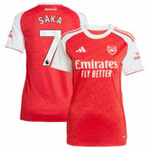Bukayo Saka Arsenal Women's 2025/26 Home Replica Player Jersey