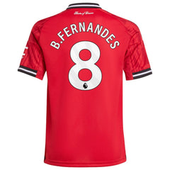 Bruno Fernandes Manchester United Youth Home 2025/26 Replica Player Jersey