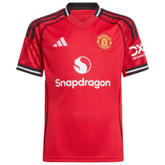 Kobbie Mainoo Manchester United Youth Home 2025/26 Replica Player Jersey