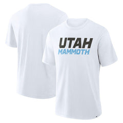 Utah Mammoth Fanatics Wordmark Stadium Slub T-Shirt - NHL T-shirts