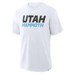 Utah Mammoth Fanatics Wordmark Stadium Slub T-Shirt - NHL T-shirts