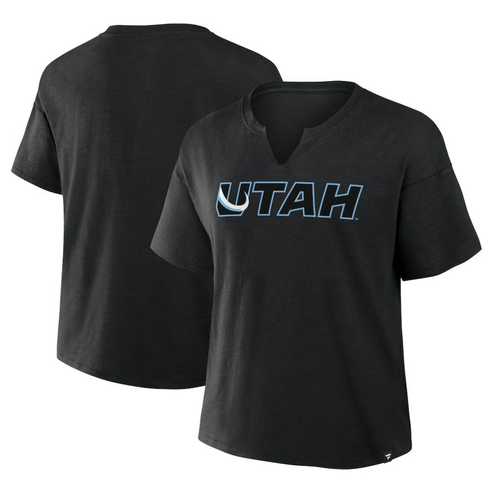 Utah Mammoth Fanatics Women's Combo Stadium Slub Boxy T-Shirt - NHL T-shirts
