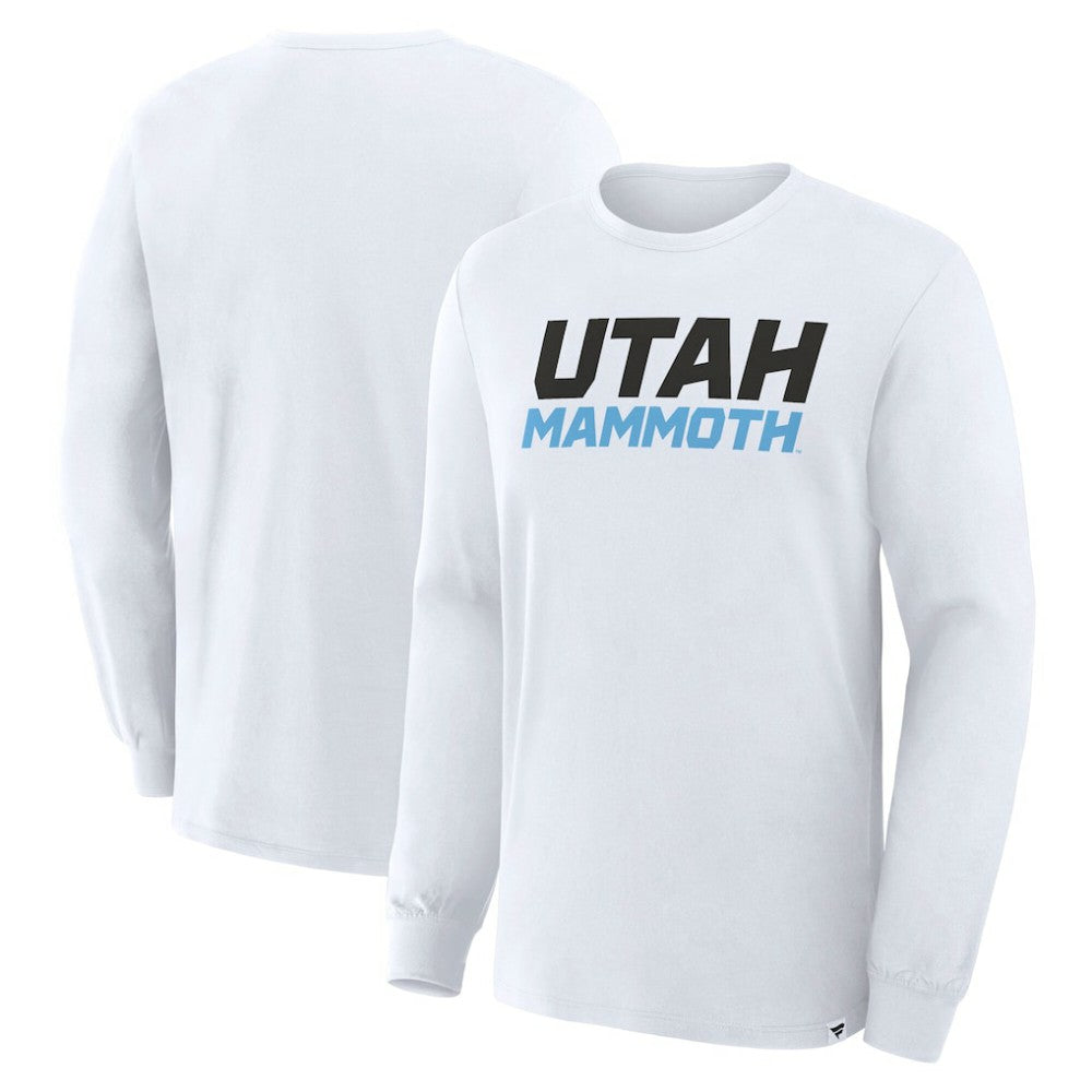 Utah Mammoth Fanatics Wordmark Legacy Long Sleeve T-Shirt - NHL T-shirts