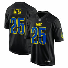 Inter Milan 2025 Soccer x NFL Game Jersey
