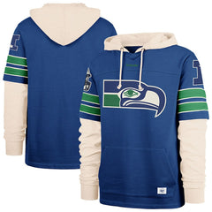 Seattle Seahawks '47 Big & Tall Split Zone Cornerback Hoodie | NFL New