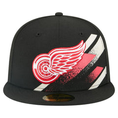 Detroit Red Wings New Era Faded Lines 59FIFTY Fitted Hat - NHL Hats