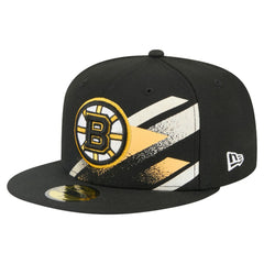Boston Bruins New Era Faded Lines 59FIFTY Fitted Hat - NHL Hats