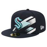 Seattle Kraken New Era Faded Lines 59FIFTY Fitted Hat - NHL Hats