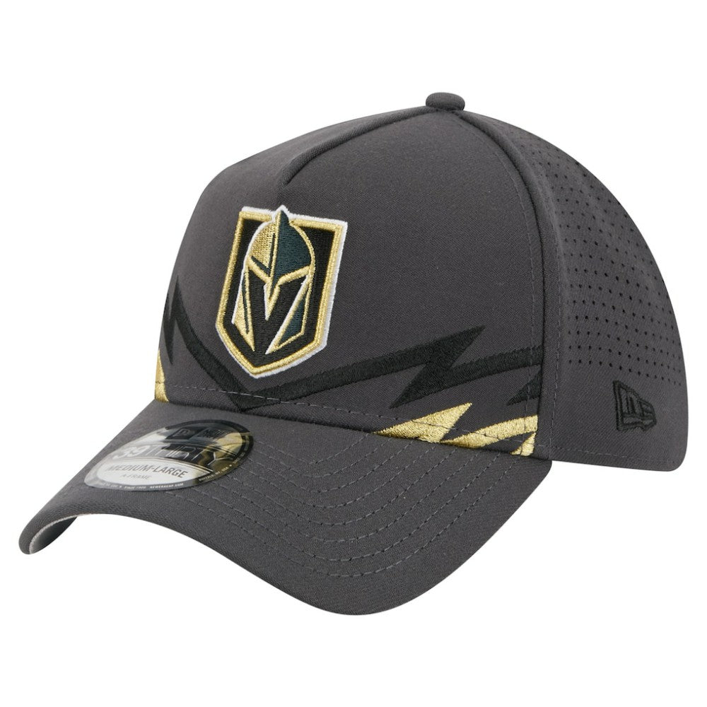 Vegas Golden Knights New Era Zig Zag 39THIRTY A-Frame Perforated Flex Hat - NHL Hats