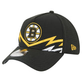 Boston Bruins New Era 39THIRTY A-Frame Perforated Flex Hat - NHL Hats