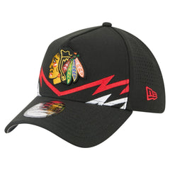 Chicago Blackhawks New Era 39THIRTY A-Frame Perforated Flex Hat - NHL Hats