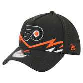 Philadelphia Flyers New Era 39THIRTY A-Frame Perforated Flex Hat - NHL Hats