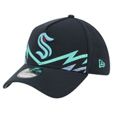 Seattle Kraken New Era Zig Zag 39THIRTY A-Frame Perforated Flex Hat - NHL Hats