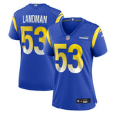 Los Angeles Rams Nate Landman Women's Team Game Jersey | NFL US