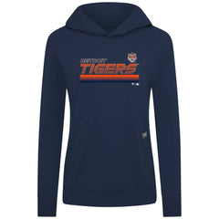 Detroit Tigers Levelwear Women's Relay Breaker Pullover Hoodie - MLB Hoodies