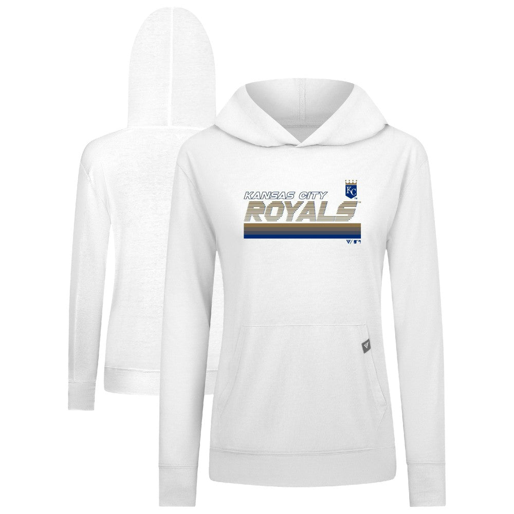 Kansas City Royals Levelwear Women's Relay Breaker Pullover Hoodie - MLB Hoodies