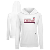 Minnesota Twins Levelwear Women's Relay Breaker Pullover Hoodie - MLB Hoodies