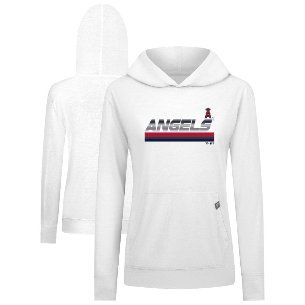 Los Angeles Angels Levelwear Women's Relay Breaker Pullover Hoodie - MLB Hoodies