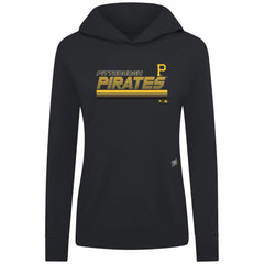 Pittsburgh Pirates Levelwear Women's Relay Breaker Pullover Hoodie - MLB Hoodies