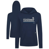 New York Yankees Levelwear Women's Relay Breaker Pullover Hoodie - MLB Hoodies