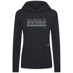 Colorado Rockies Levelwear Women's Relay Breaker Pullover Hoodie - MLB Hoodies