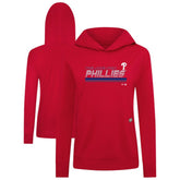 Philadelphia Phillies Levelwear Women's Relay Breaker Pullover Hoodie - MLB Hoodies