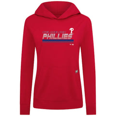 Philadelphia Phillies Levelwear Women's Relay Breaker Pullover Hoodie - MLB Hoodies
